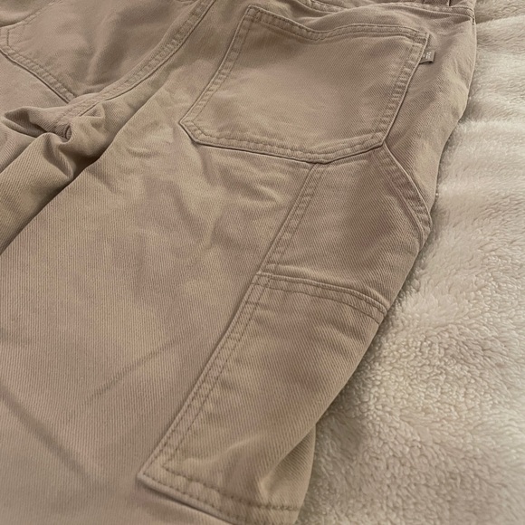 TNA utility pants, tan (beige) denim, size 2, side pocket, great condition - Picture 3 of 6